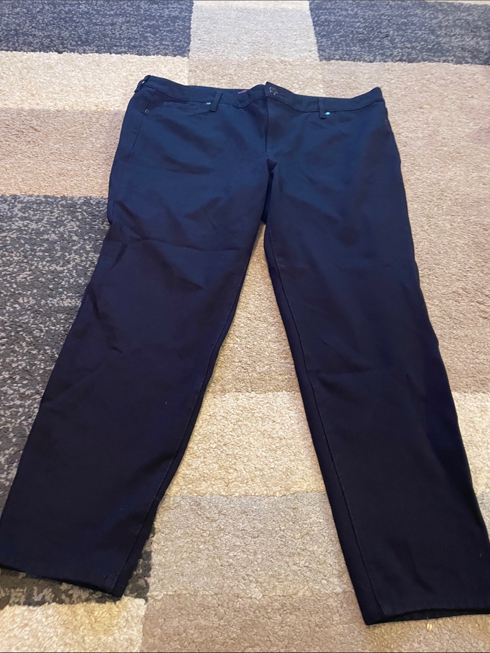 Gloria Vanderbilt Men's Dark Navy Straight Jeans